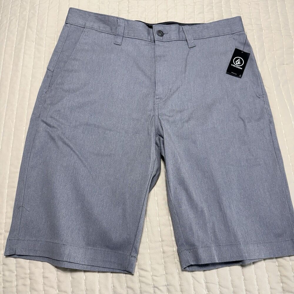 Volcom Vmonty Stretch Shorts | Heather Grey | Men’s Size 32 | New With Tags
